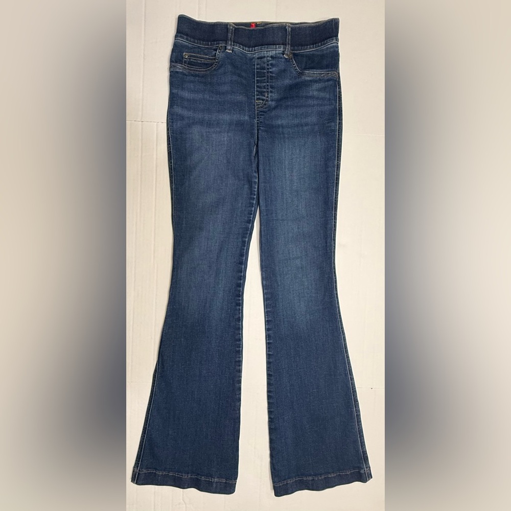 Spanx Women's Blue Jeans Flare Size Small (0154) A3